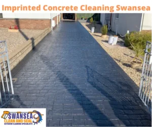 imprinted concrete cleaning swansea
